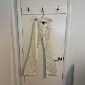 Forever 21 cream flare pants